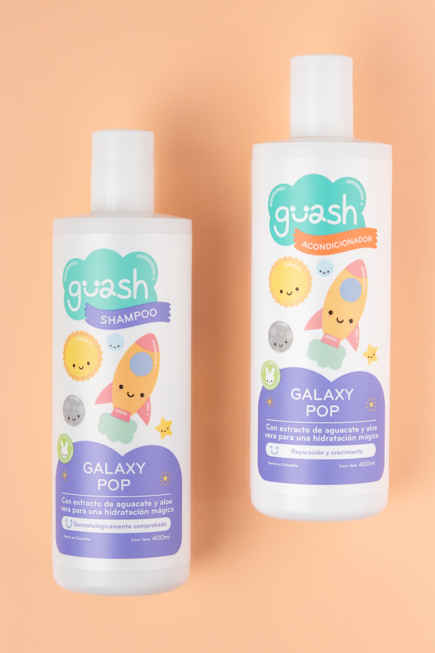 Kit Shampoo y Acondicionador Galaxy Pop 400ml